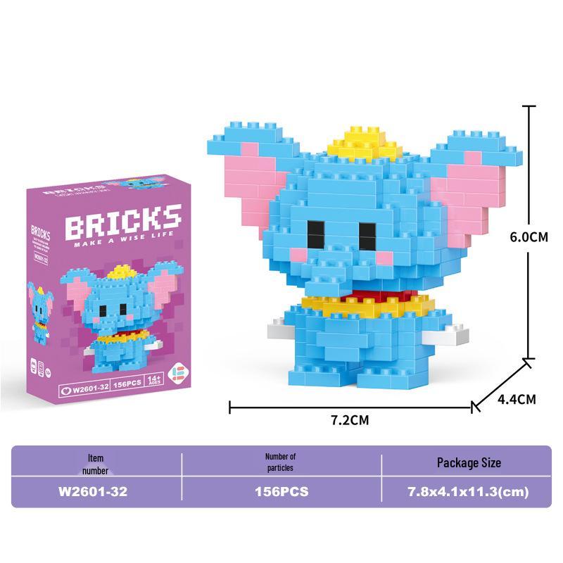 Santa Claus Micro Bricks Educational Toy - Compatible with LEGO, Building Blocks for Kids