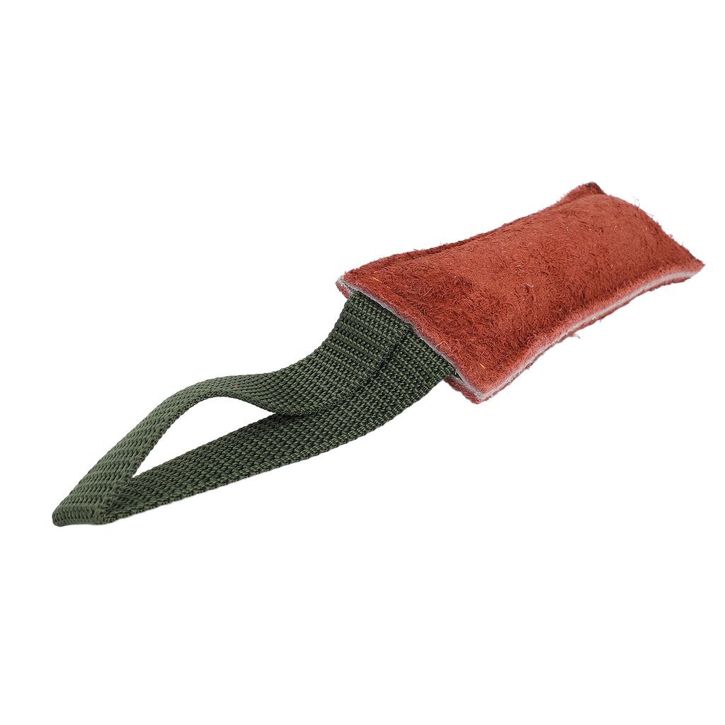 Dog Bite Tug Toy Tear Resistant Tough Dog Training Bite Jute Pillow Equipment Interactive Toy for