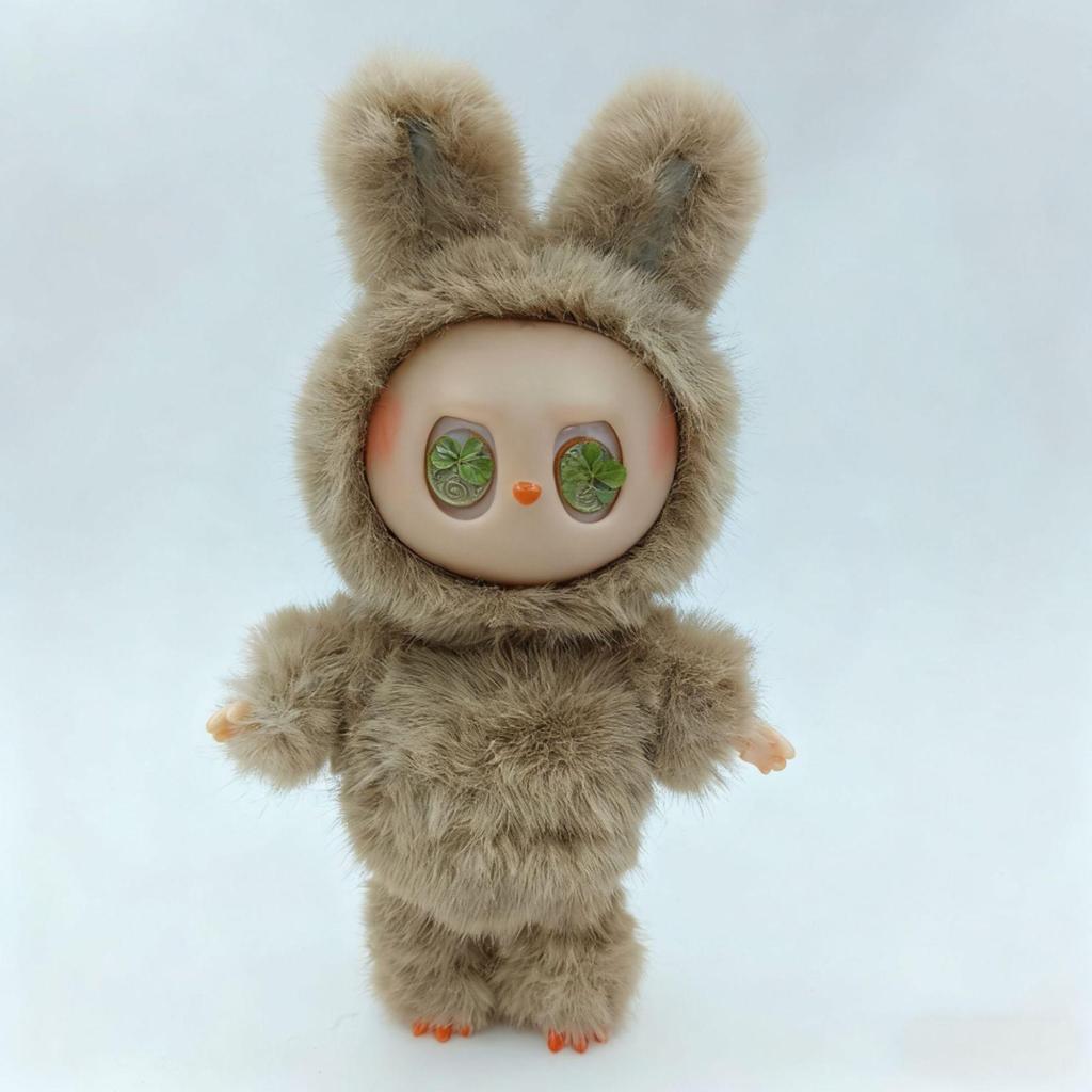 DIY Handgemachte Labubu Puppen Serie: 123 Blasenfigur Plüsch Blind Box Spielzeug