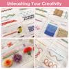 DIY Embroidery Sewing Book Beginners Home Travel Use Handmade Sewing Pattern Set With Needle Thread Tool Lift Your Sewing Skill