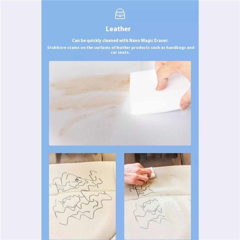 20/50/100pcs Magic Reusable Leather Shoes Stainless Steel Ceramic Wall Surface Marker Pen Oil Stain Cleaning Sponge Household Cleaning Tools