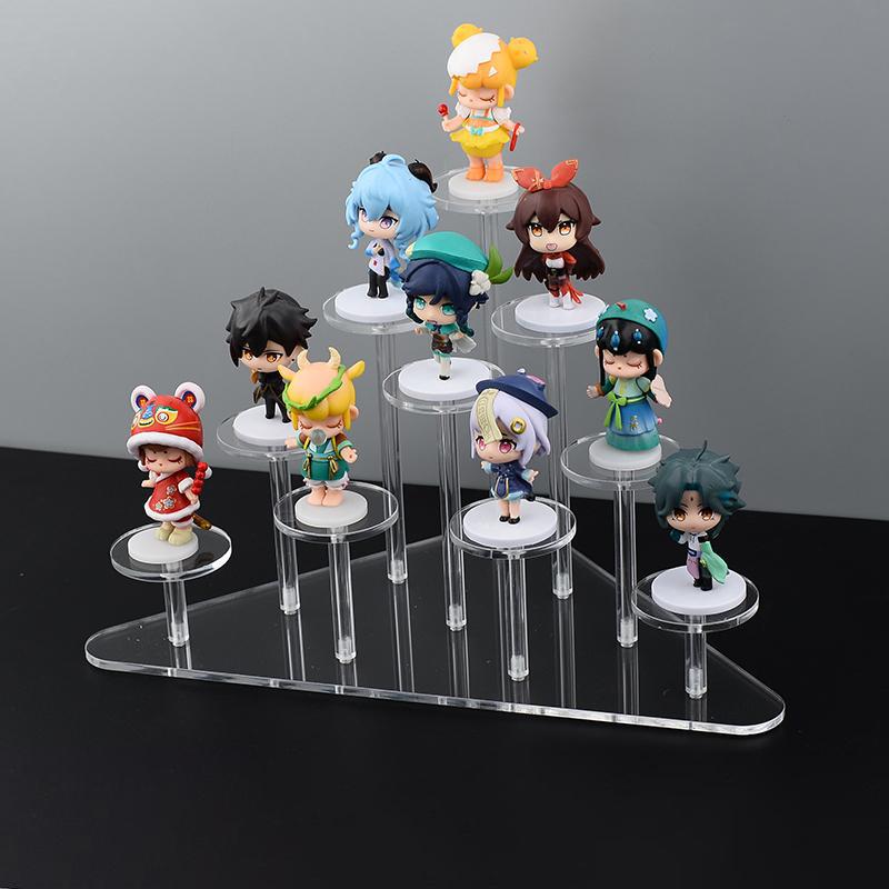Round Acrylic Jewelry Stand Acrylic Display Riser Stands Dessert Tower Display Tower for Jewelry,Rings,Earrings,Mini Figurines