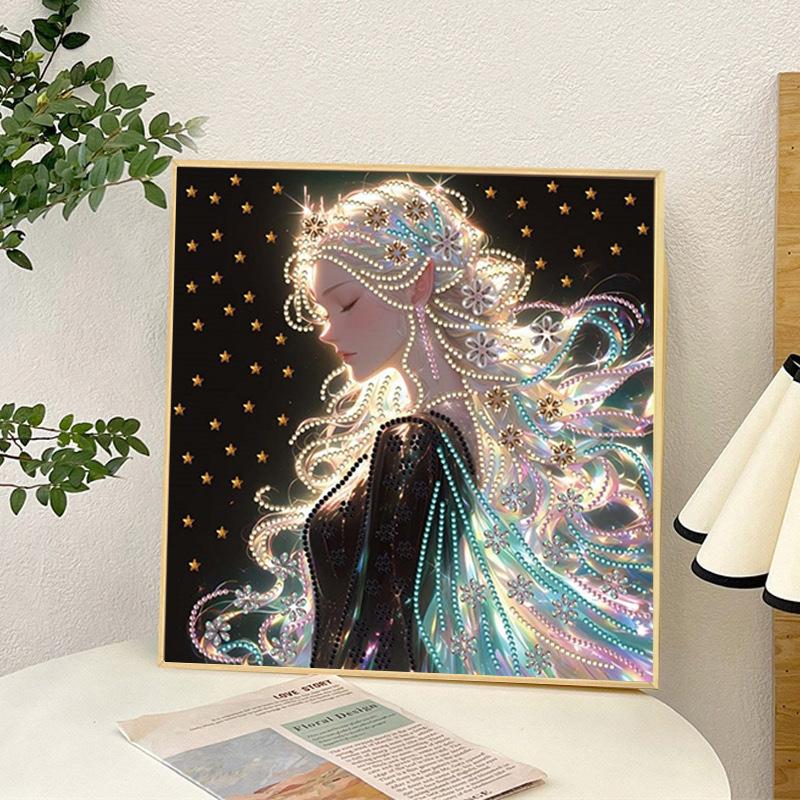 Diamond Painting, Special-Shaped Diamond Painting, Handmade Sticker Material Package 30 * 30 Diamond Sticker Diy Decorative Painting Cross-Border