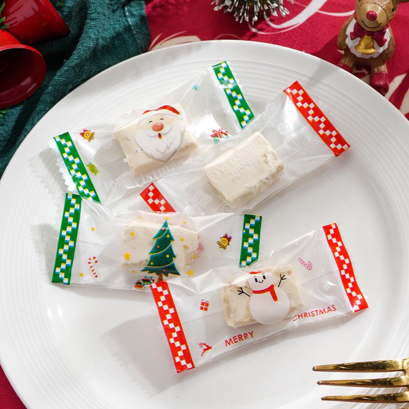 2026 Christmas Nougat Toffee & Candy Sealing Bags - Milk Jujube Design