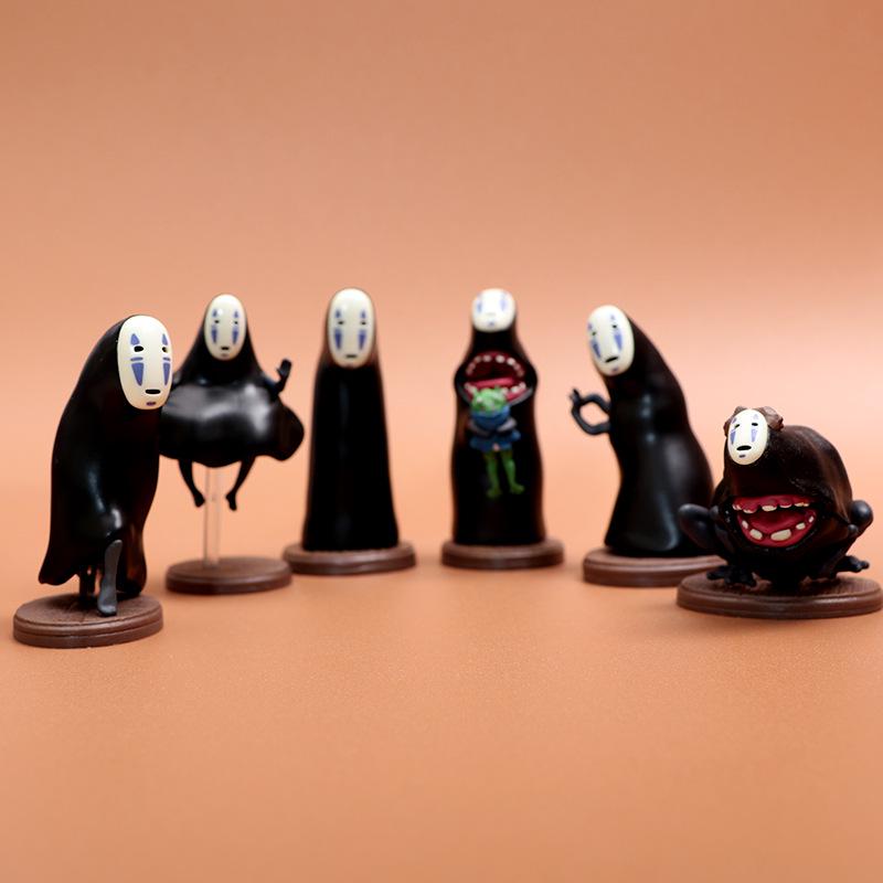 6 Styles Spirited Away No-Face Man Mini Doll Blind Box Figure