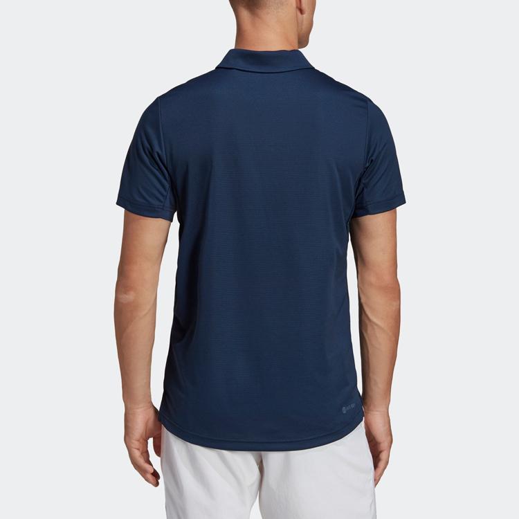 New Adidas Polo Shirt Men's College Navy HS3237