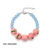 Lemon Bracelets Charm Bracelet for Women Resin Beaded Wrist Jewelry  Party Accessory