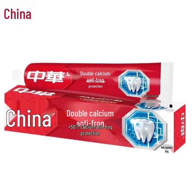 Zhonghua Double Calcium Anti-Cavity Fruit Flavor Toothpaste