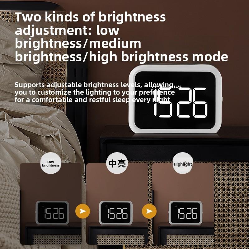 Digital Alarm Clock For Students With Led Display And Calendar Functionality