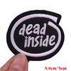 Hats Jeans Embridered DIY Letter Slogan Embroidery Sew Patch Iron On Patches For Clothing Thermoadhesive Patches Jackets DIY