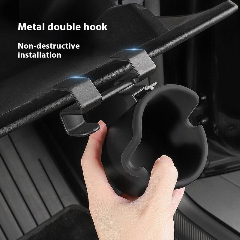 Co-Pilot Glove Box Hook Storage for Tesla Model Y Dashboard Cup Holder Accessory Kit ABS Material Interior Accessories Y Series