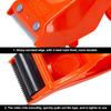 Pakkeretape-dispenser Gjenbrukbar tape-dispenser Tykk forseglingstapeholder Arbeidsbesparende manuell pakkemaskin