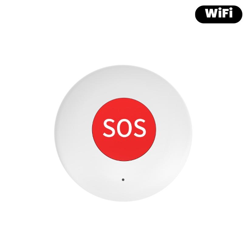 Tuya Zigbee / WIFI SOS Help Call Button Share with Family App Emergency Alarm For Patient Kids Elderly Man with Hanging Rope