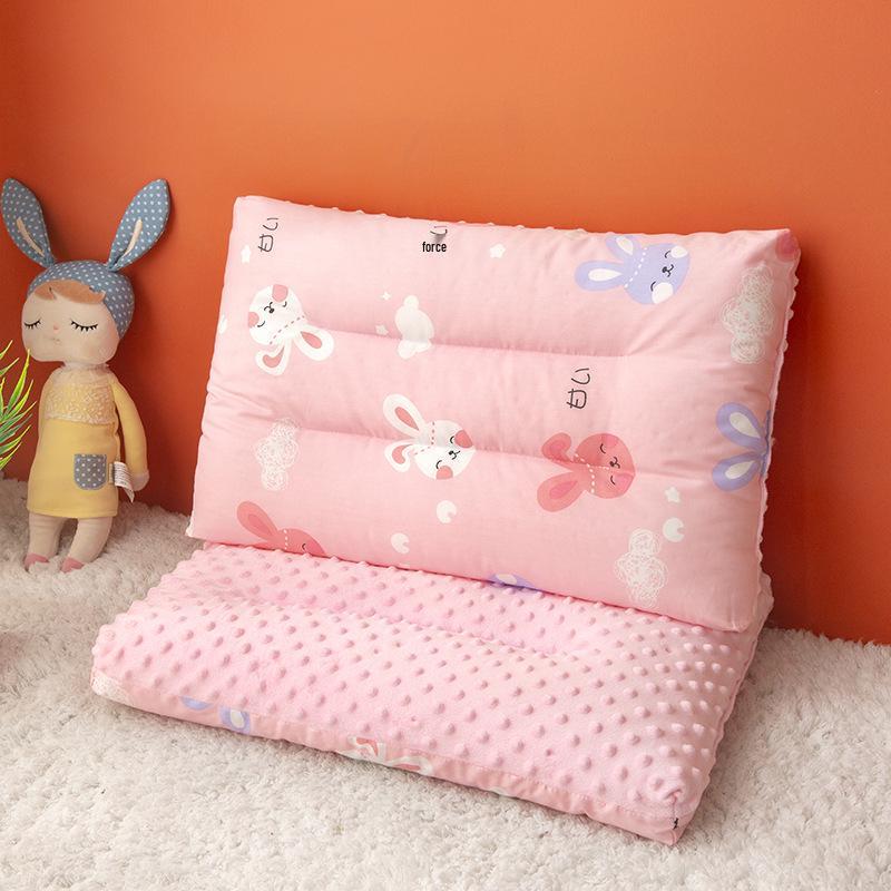 Children's Double-Sided Cartoon Cotton Bean Pillow - High Elasticity