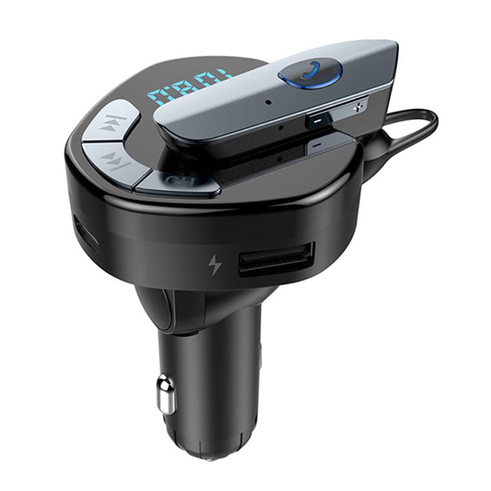 Автомобильный FM-передатчик Bluetooth MP3-плеер с поддержкой гарнитуры, карты TF, USB-зарядным устройством China Mainland