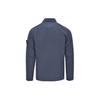STONE ISLAND Ss24 Nylon Metal Lightweight Solid Color Polo Collar Single Pocket Logo Long Sleeve Jacket Men Jackets Gray Blue 801511219-V0024