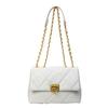 Rhombus chain bag women's new texture trendy fashion shoulder bag casual solid color messenger bag