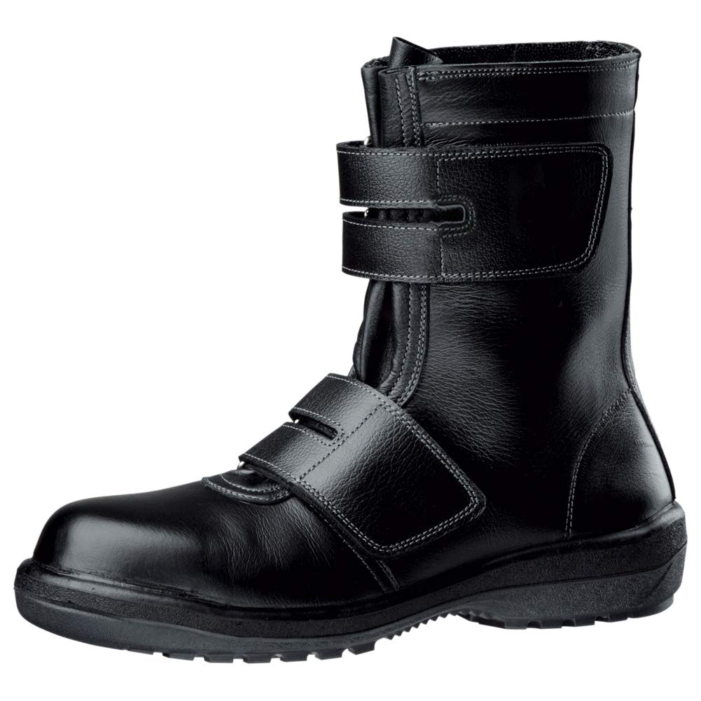 

Rubber Tech Safety JIS Long Regular Wide cm [Midori Anzen] Shoes, Standard, Shoes, Work, Toecap, Anti-Slip, Anti-Stumbling RT735, Black, 28.0