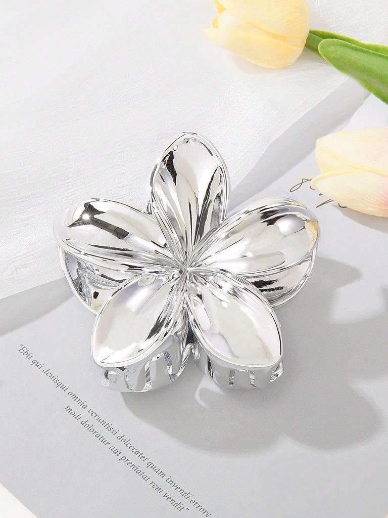 1 Pcs Fashion Spray Painted Egg Flower Hair Claws For Women Girls Party Hair Accessories