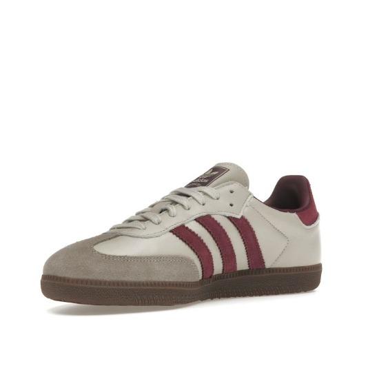 Adidas Samba OG Putty Grey Maroon Unisex Sneakers ID1482