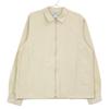 YAECA 15128 Cotton Cross Zip Shirt Tops L beigeUsed