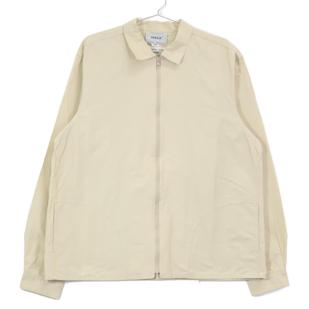 YAECA 15128 Cotton Cross Zip Shirt Tops L beigeUsed