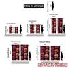 2D Flat Printing  JIT 2pcs   Curtains (Without Rod) Eternal Dance Modern Curtain Fabric Prints Light Filtering Curtains Versatile