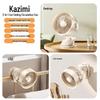 Portable USB Rechargeable Clip Fan - Powerful Large Wind Circulation for Desktop and Home Use