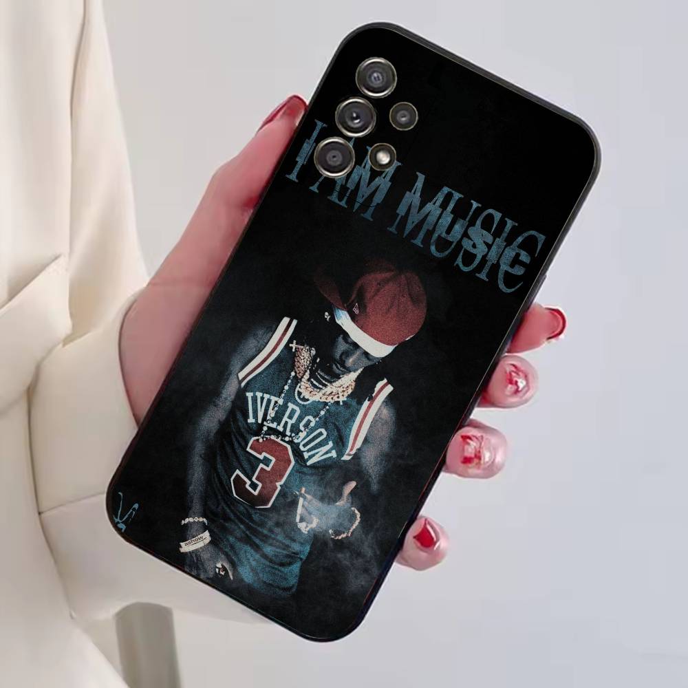 Rapper P-Playboi Carti Phone Case For Samsung S25,S24,S21,S22,S23,S30,Ultra,S20,Plus,Fe,Lite,Note,10,Black Cover