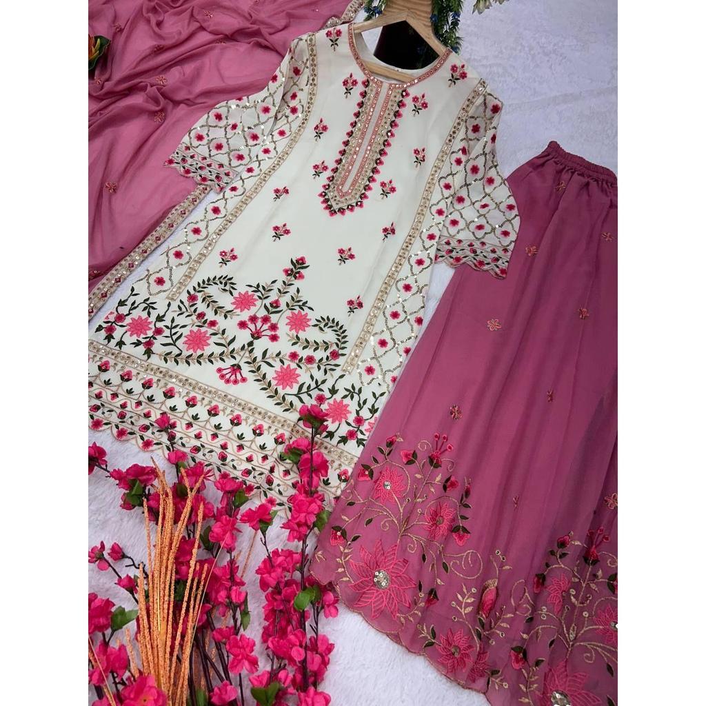 Kurti Plazzo 3 Pcs Pair