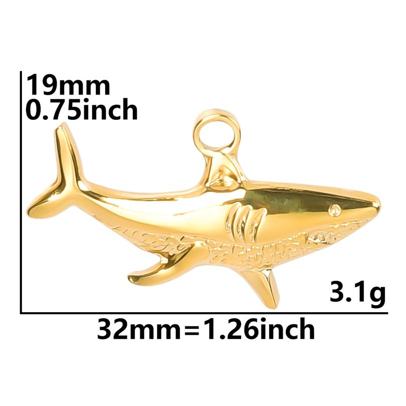 High Quality Starfish Shell Sea Turtle Marine Animals Charms For Jewelry Making Supplies 6pcs Stainless Steel Charm Pendant Bulk