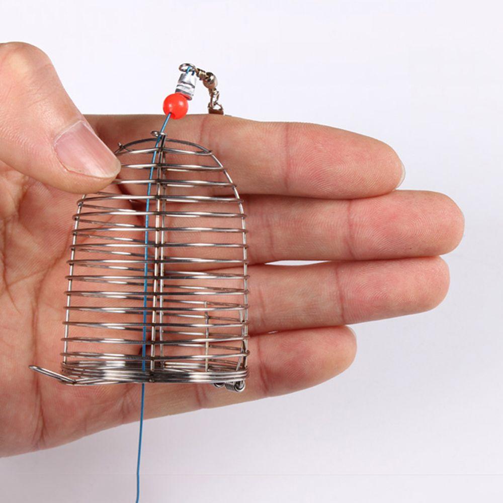 1pc Trap Holder Fish Bait Fishing Bait Cage Lure Cages Fishing Feeder Bait Basket