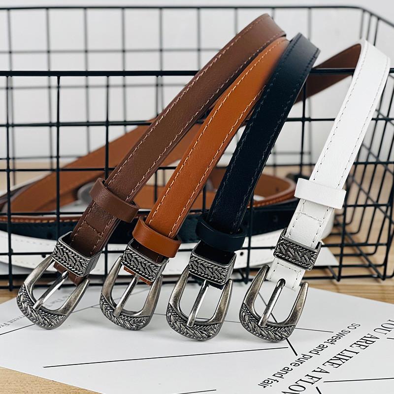 Elegant New Women's Thin Pu Leather Belt Timeless Fashionable Design For Everyday