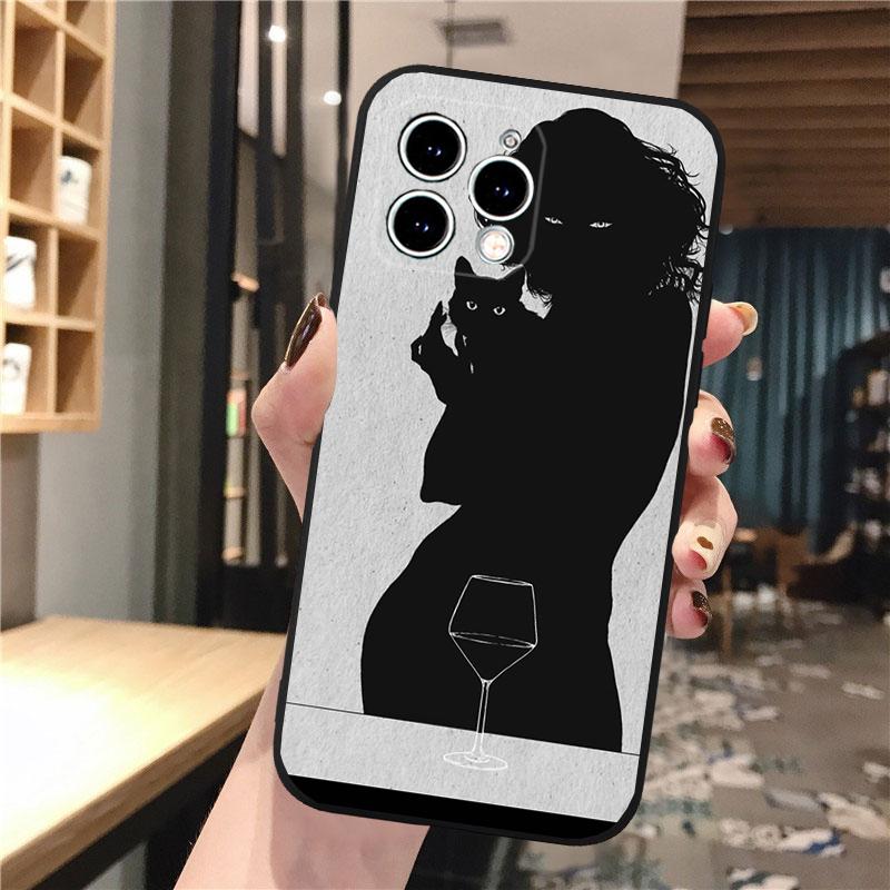 

Cat Lady Art Phone Case For iphone 17 Pro Max 17 Pro Air 16 15 14 13 Pro Max 15 16 Pro 15Plus iPhone 13Pro