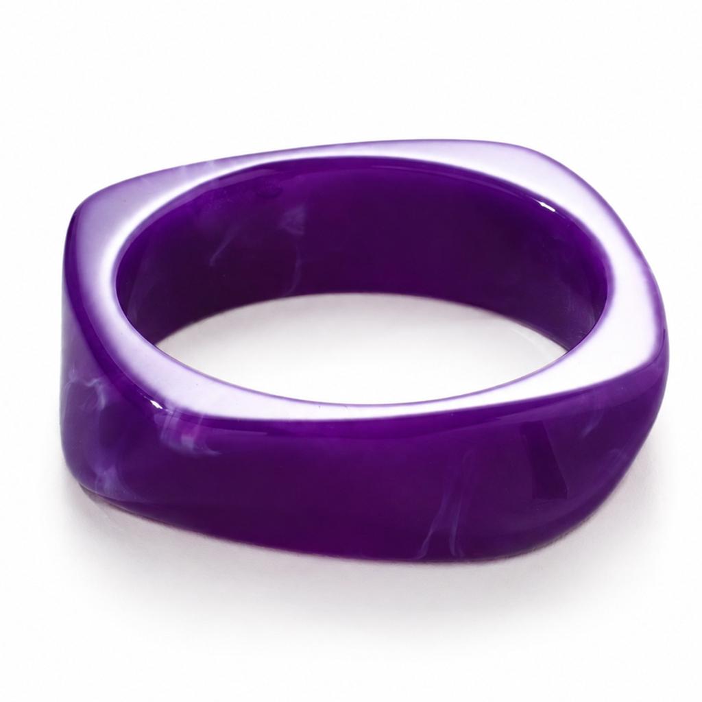 Hot Sale Smudge Coffee Resin Bracelet Ladies Arc Bracelet Girlfriend Ring Fashion Premium Jewelry