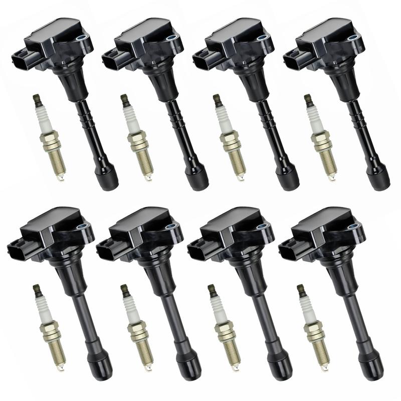 8x Ignition Coil & IRIDIUM Spark Plug Kits for Nissan Armada INFINITI QX56 QX80