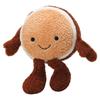 Egg Hamburger Toast Tart Plush Toy Soft Stuffed Doll Desk Decor Creative Gift