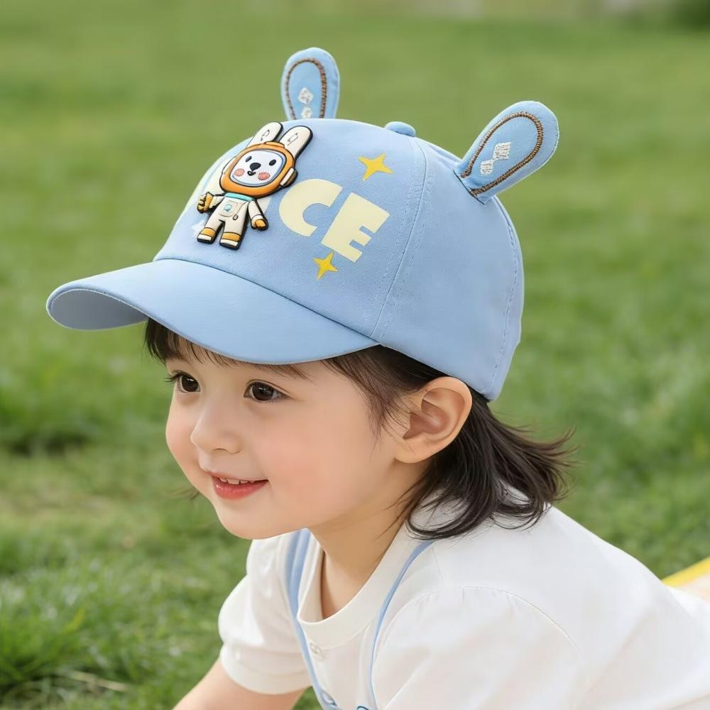Baby Cute Hat 50-52cm 1-6 Years Spring Summer Girls Boys Cartoon Cap Baseball Cap Kids Hats Rabbit Shape Sun Hats