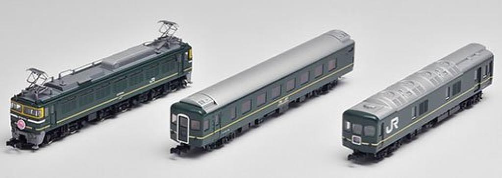 TOMIX N Gauge EF81 24 Series Twilight Express Basic Set 92459 Railway Model Passenger Car