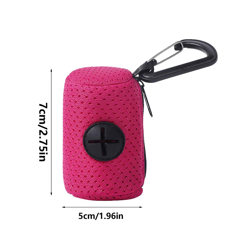 Dog Poop Bag Dispenser Hangingable Dog Poop Bag Holder Poo Bags Dispenser for Dogs Walking Garbage Bags Dispensers Pet Supplies