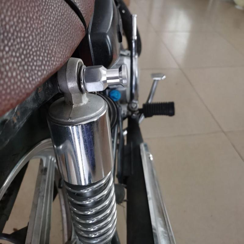 Stoßdämpfende Schraube Motorrad Reparaturwerkzeuge 2 Stück Aufhängungsspule für Monkey125 Roller Metallschraube
