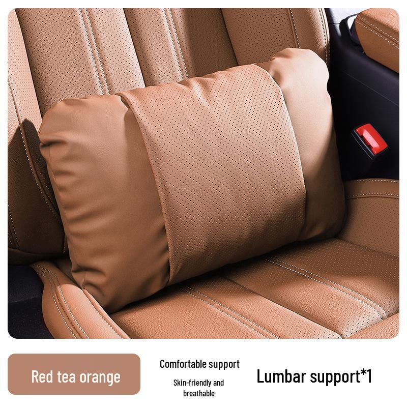 Compatible with 25 Zeekr 001 models: Nappa Leather Headrests, 007GT Lumbar Supports, and 009 Car Seat Backrests