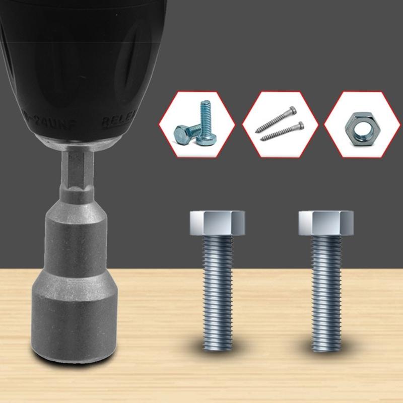 Impact Socket Magnetic Nut Screwdriver Hex Key Set Drill Bit Adapter Suitable For Power Drills Driver Maintenance 14pcs