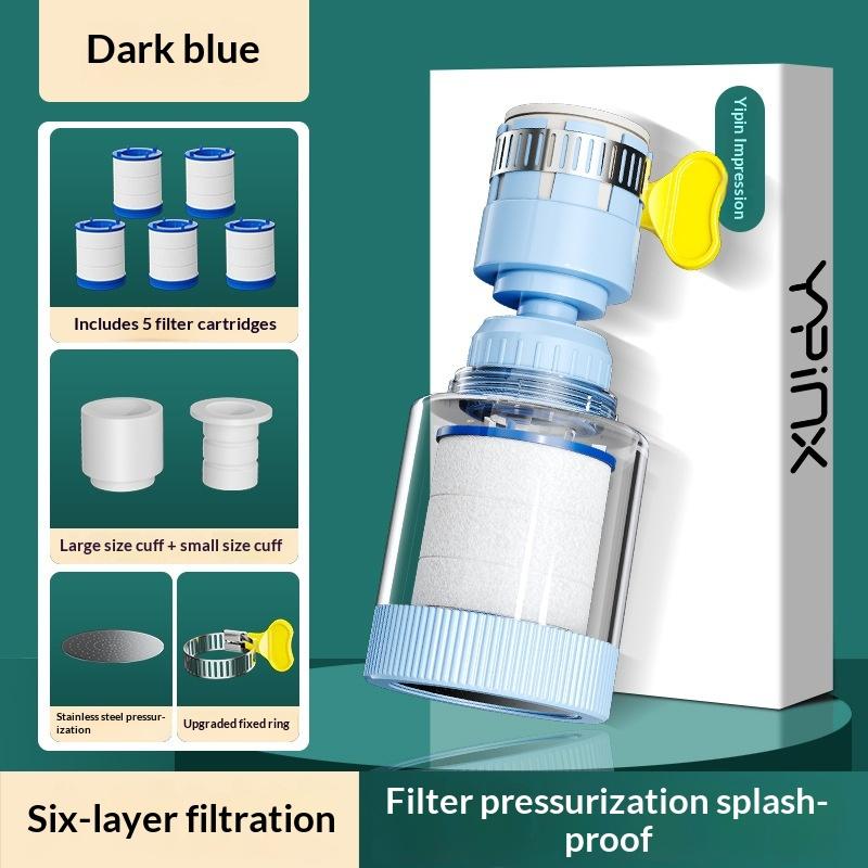 (2 of them) Faucet filter for home kitchen, anti-splash water gadget, extender, universal nozzle for dormitory tap water