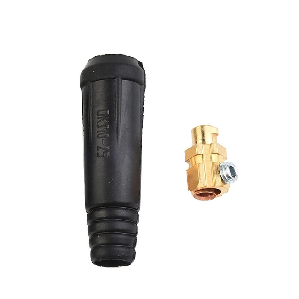 

200Amp Connector-Plug 2pcs/set Black DKJ10-25 Brand New