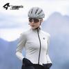 Lampaida Women's Fleece Cycling Jacket - Warm, Windproof, for Autumn and Winter, 5-10° Riding.