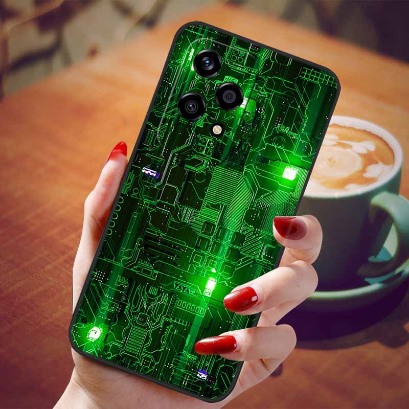 For Honor 200 Lite Case Soft Silicone Fashion Marble TPU Phone Cases for Honor200 Lite 200Lite Cover Capa 6.7'' Shockproof Shell
