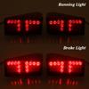 12V LED Rear Tail Light Car Part Left & Right ABS PC Red Smoke Fit For RANGER CREW XP 1000 NorthStar Edition Premium 2021-2025