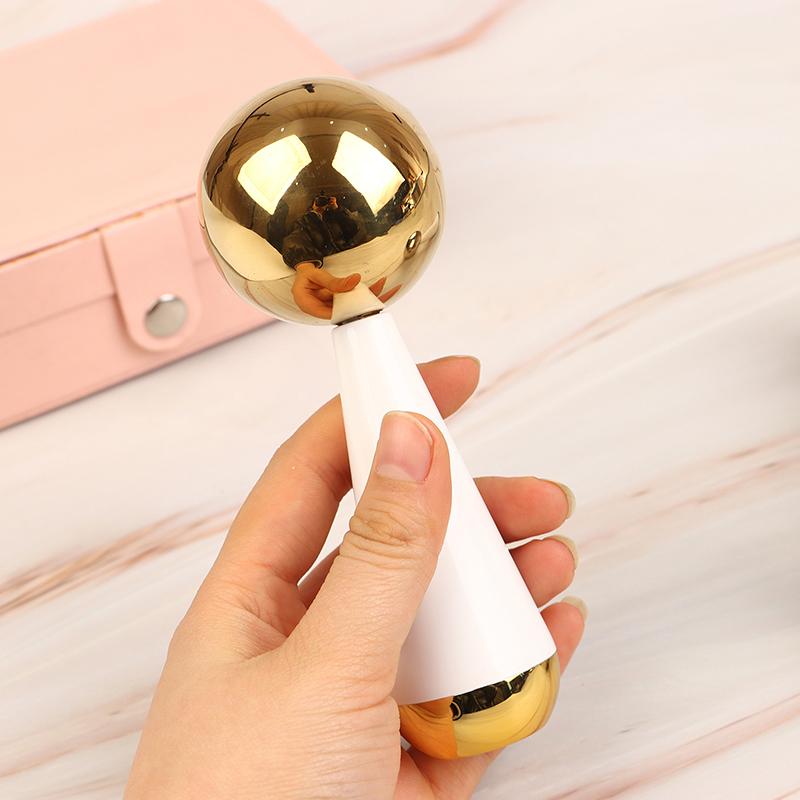 Ice Globes For Facial 360 Rotating Stainless Steel Ice Roller For Face Eyes Beauty Spa Cooling Globe Massage Ball Skincare Tools