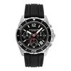 Black Dial Quartz Watch, Men's Wristwatch
